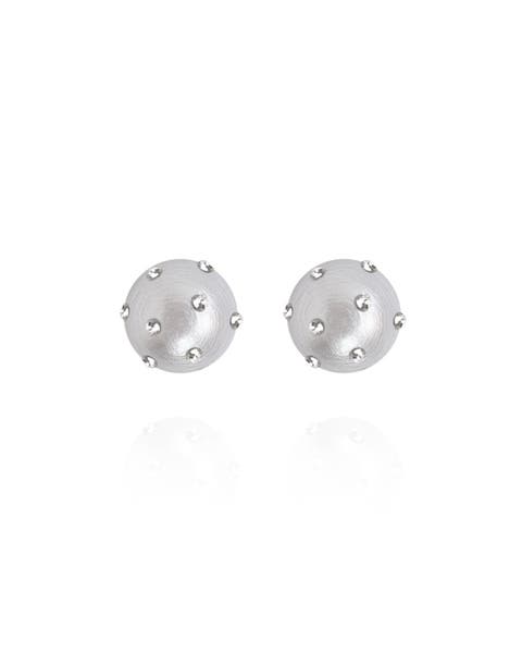 Gaia Jet Petite Earrings