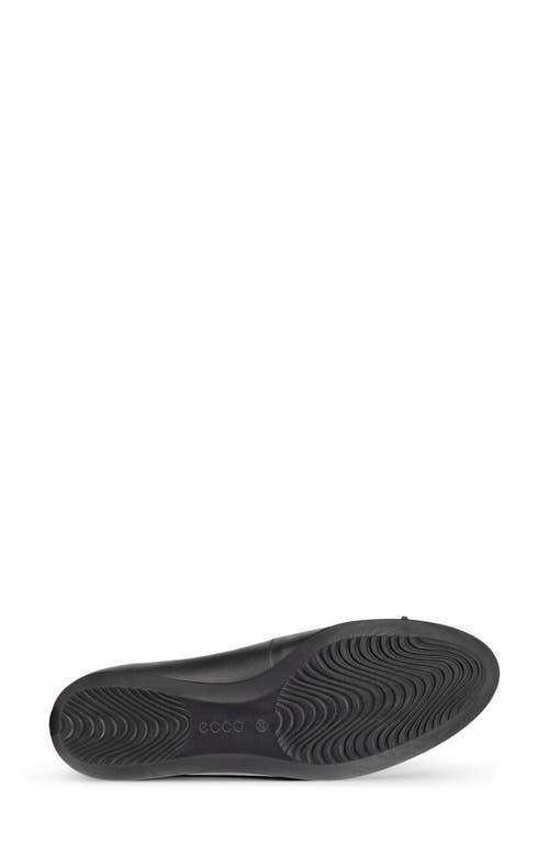 Ecco Touch Ballerina 2.0 Flat In Heavy Silver