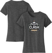 CHECKERED FLAG Women's Checkered Flag Sports Heather Charcoal 2024 Clash at the Coliseum T-Shirt