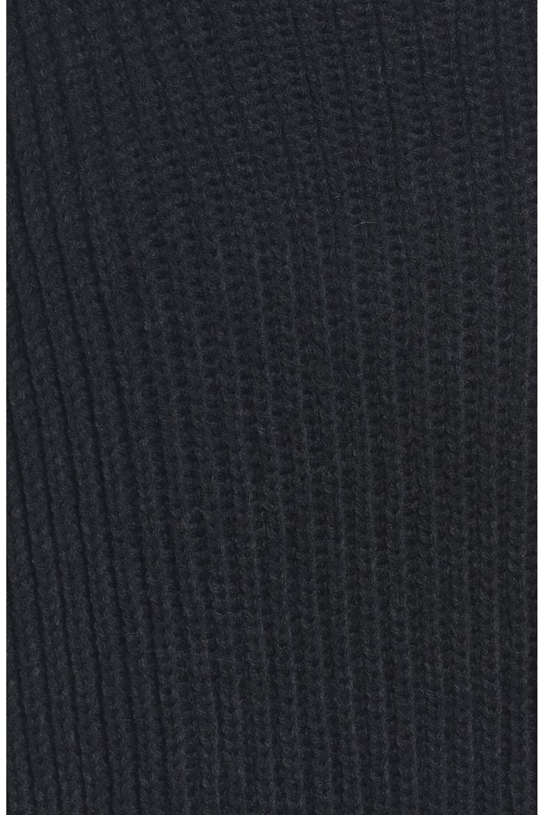 Cowl Neck Poncho, Alternate, color, BLACK