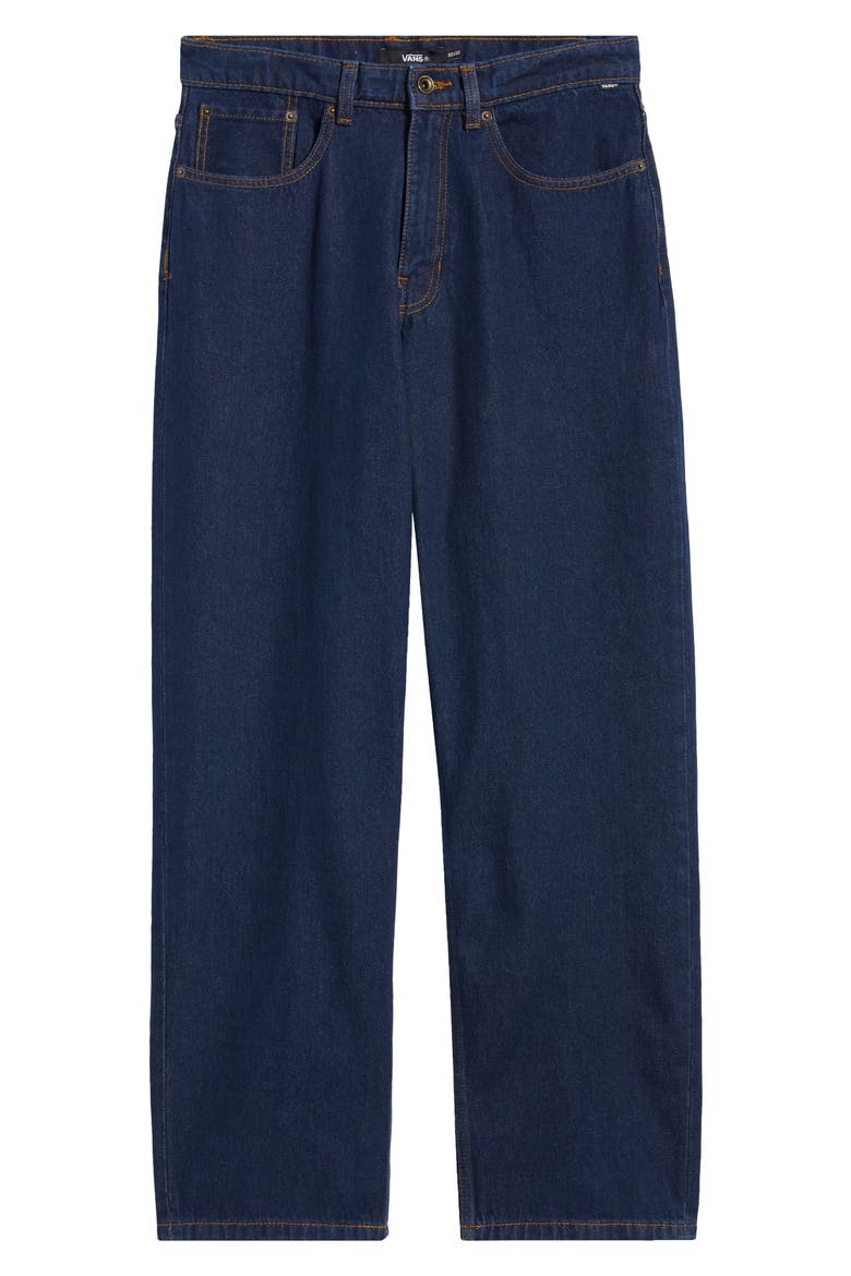 Check-5 Loose Fit Jeans, Alternate, color, DARK RINSE