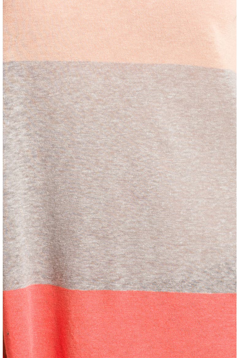 'Kuma' Sheer Colorblock Tank, Alternate, color, HEATHER MULTI