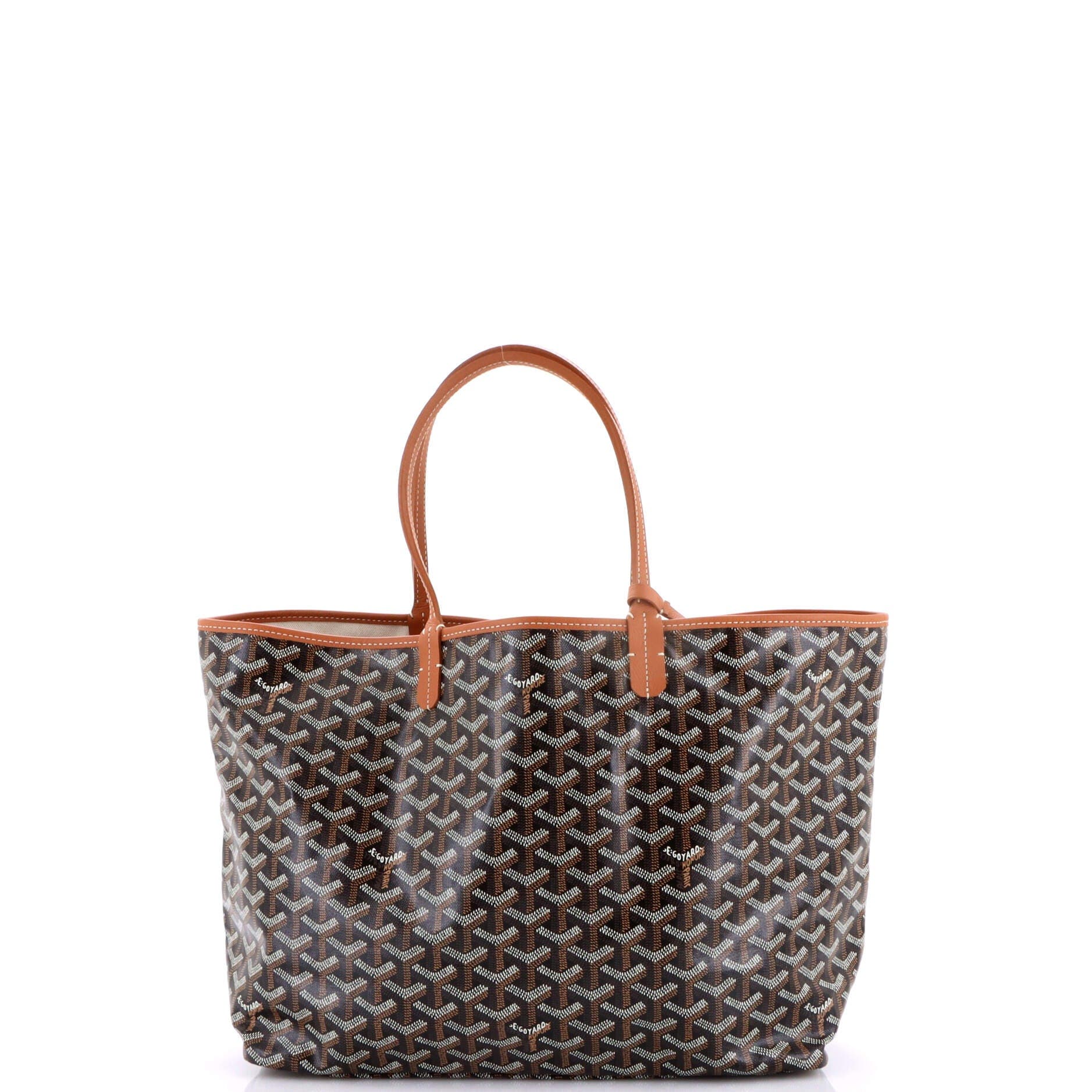 Pre-Owned Goyard Saint Louis Tote Coated Canvas PM, Alternate, color, Brown