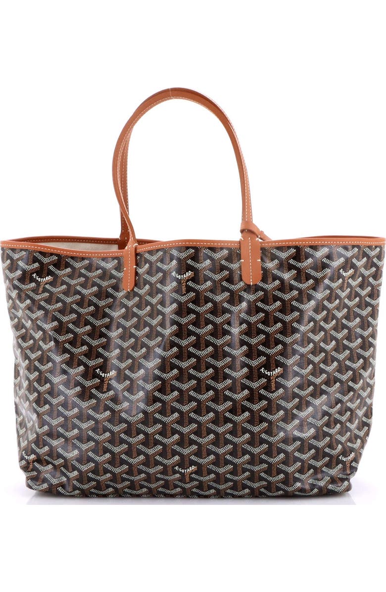 Pre-Owned Goyard Saint Louis Tote Coated Canvas PM, Alternate, color, Brown