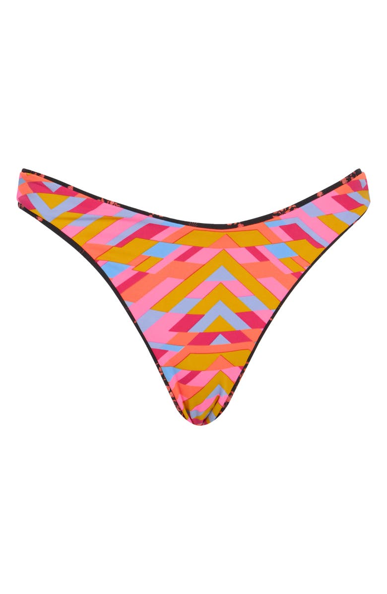 Maaji Sublimity Reversible Bikini Bottoms, Alternate, color, Black