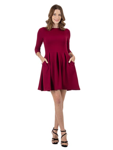 Perfect Fit and Flare Pocket Dress