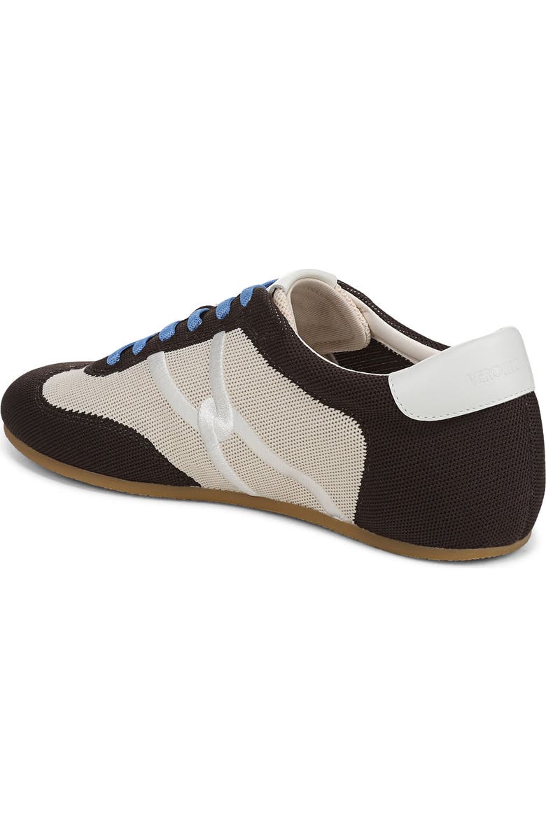 Veronica Beard Riviera Knit Sneaker, Alternate, color, Espresso/ Ecru