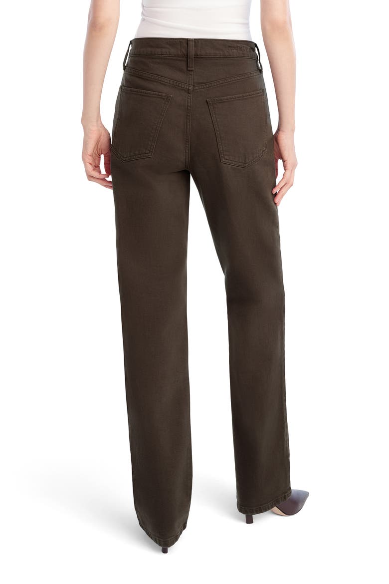 The Mischa Super High Waist Wide Leg Jeans, Alternate, color, ESPRESSO