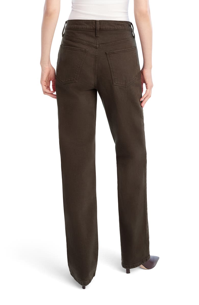 Favorite Daughter The Mischa Super High Waist Wide Leg Jeans, Alternate, color, Espresso