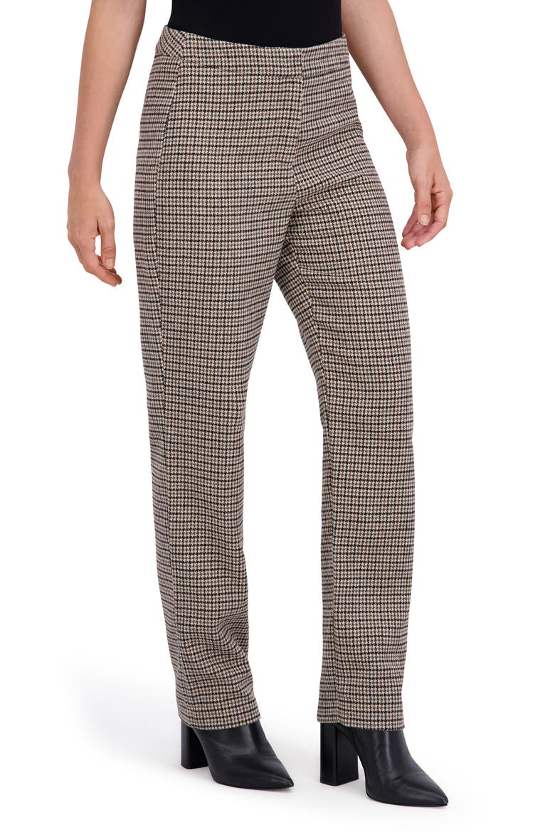 Plaid Trousers, Alternate, color, CAMEL/ BROWN/ BLACK