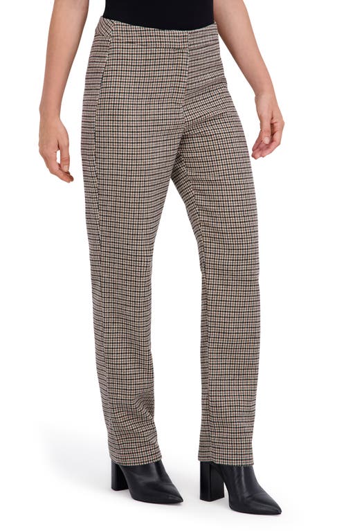 Ookie & Lala Houndstooth Print Trousers In Multi