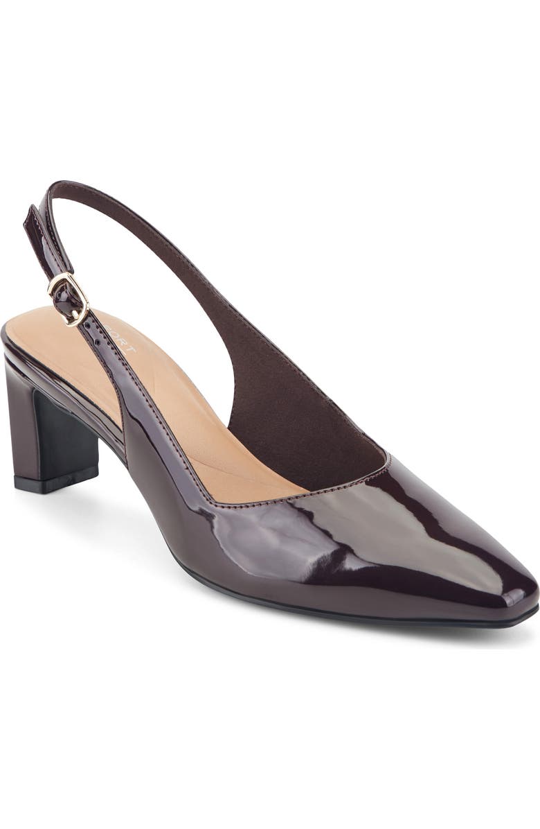 Rockport Mayla Total Motion Slingback Pump, Main, color, Dark Red