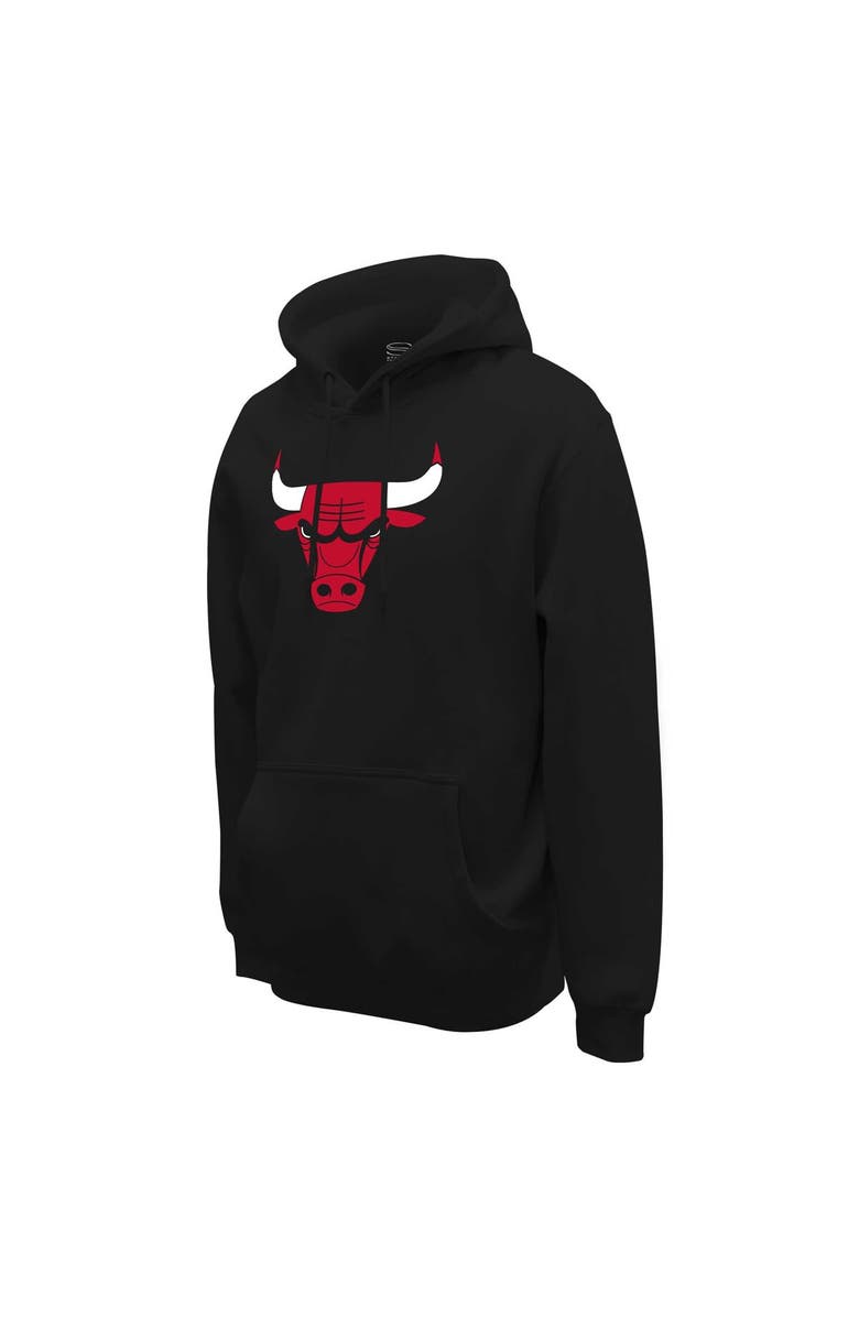 Stadium Essentials Unisex Stadium Essentials  Black Chicago Bulls Primary Logo Pullover Hoodie, Alternate, color, 