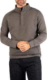 TailorByrd Quilted Snap Pullover