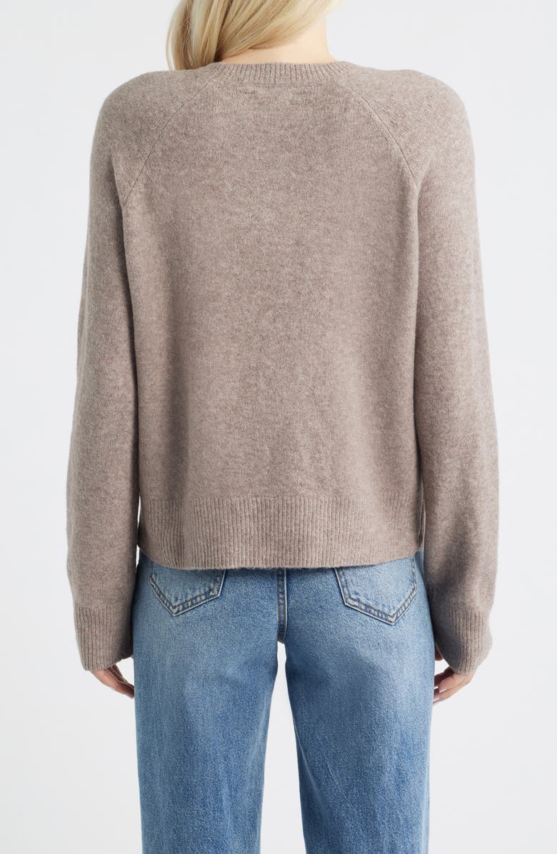 Lucky Brand Cloud Soft Pug Intarsia Sweater, Alternate, color, Taupe Heather