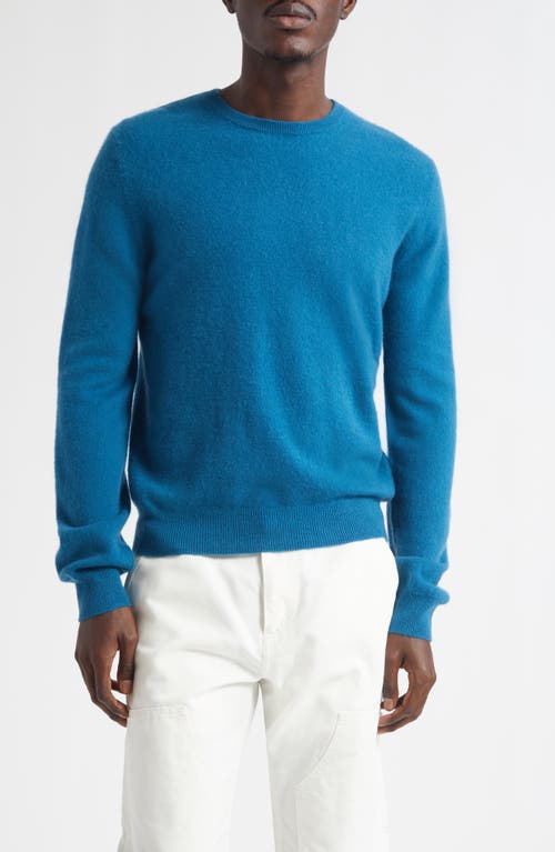 FRENCKENBERGER Mini Cashmere Crewneck Sweater in Deep Blue  product