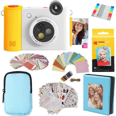 Smile+ 2-in-1 Camera Gift Bundle w/ Blue Case