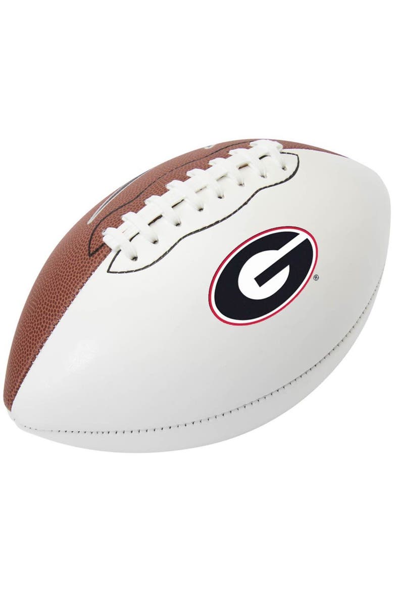 Georgia Bulldogs Autographic Football, Main, color, Brown