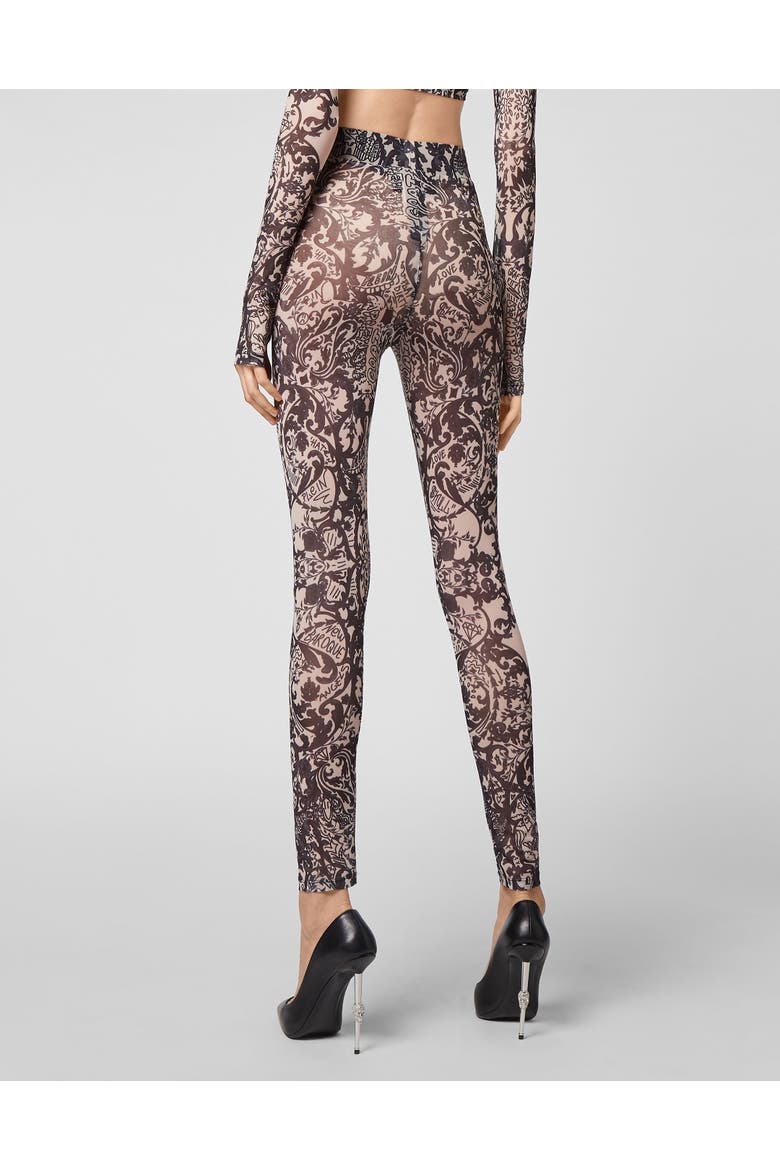 Leggings New Baroque Women, Alternate, color, nudepink