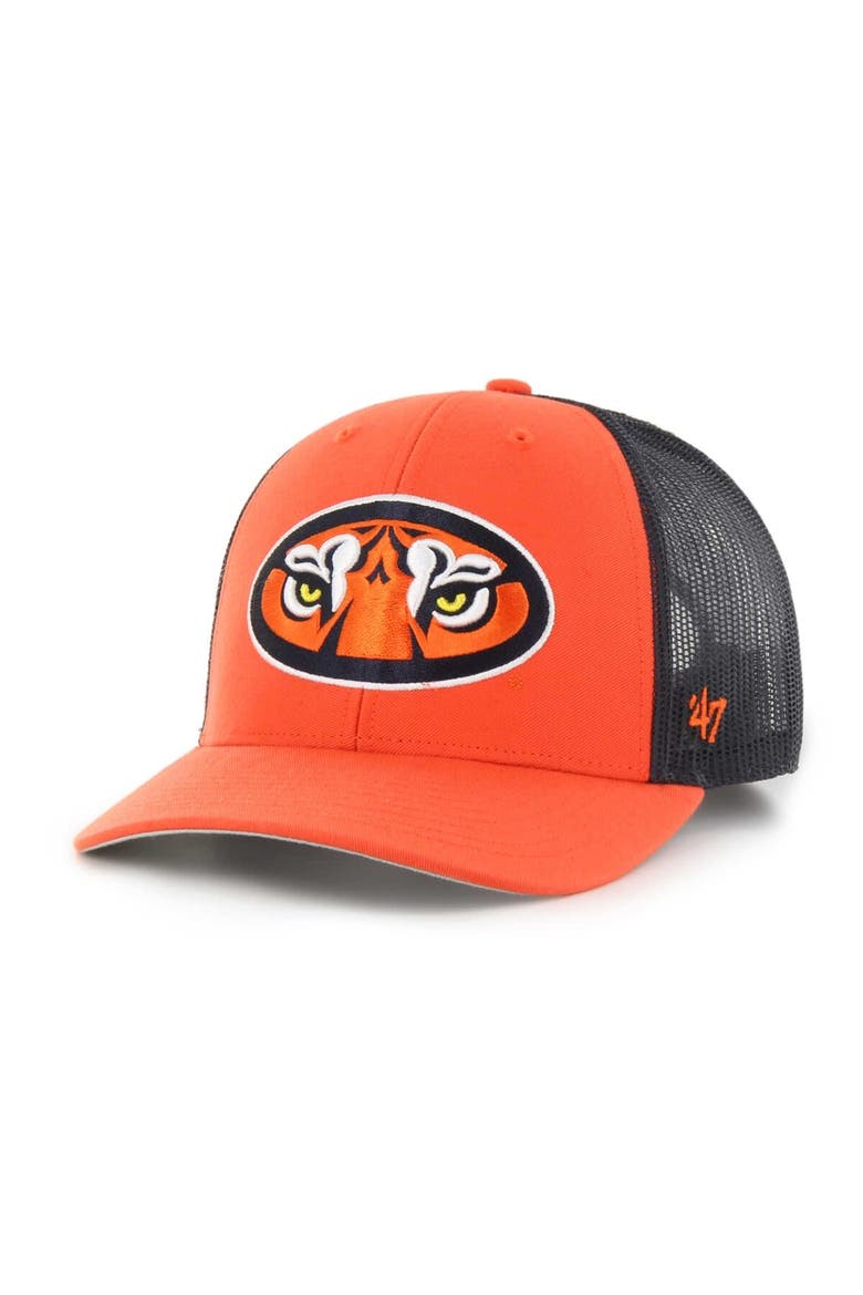 Men's '47 Orange Auburn Tigers Trucker Adjustable Hat, Main, color, Orange