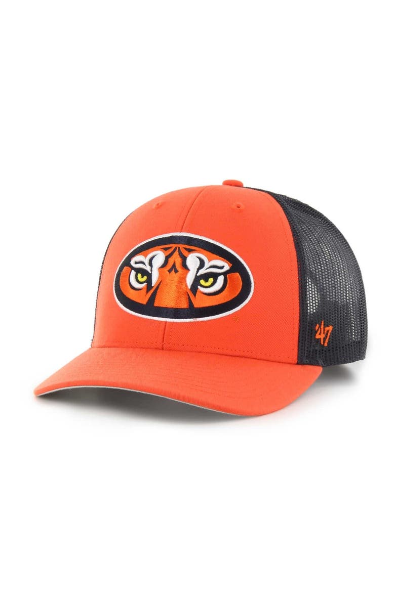 '47 Men's '47 Orange Auburn Tigers Trucker Adjustable Hat, Main, color, Orange