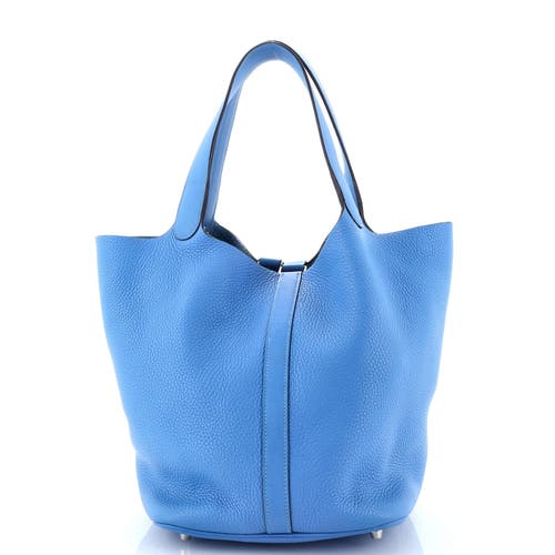 Pre-owned Hermes Hermes Picotin Lock Bag Clemence With Swift Gm