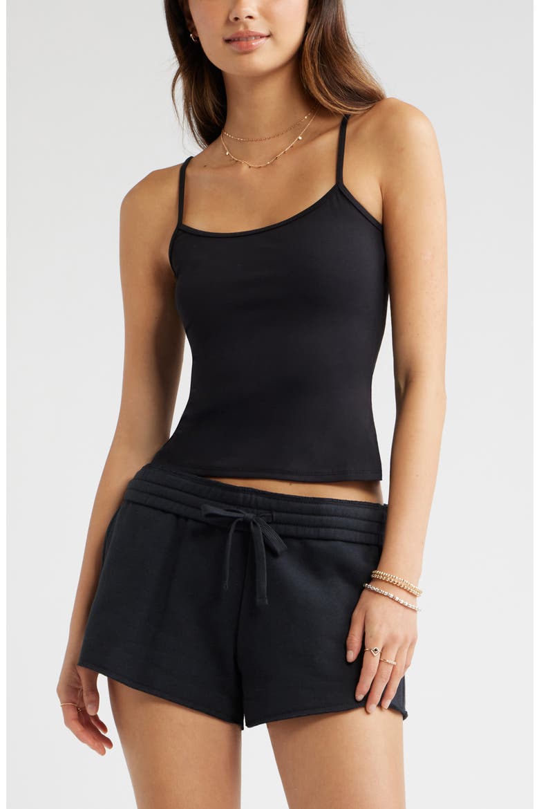 Smooth Stretch Camisole, Main, color, BLACK