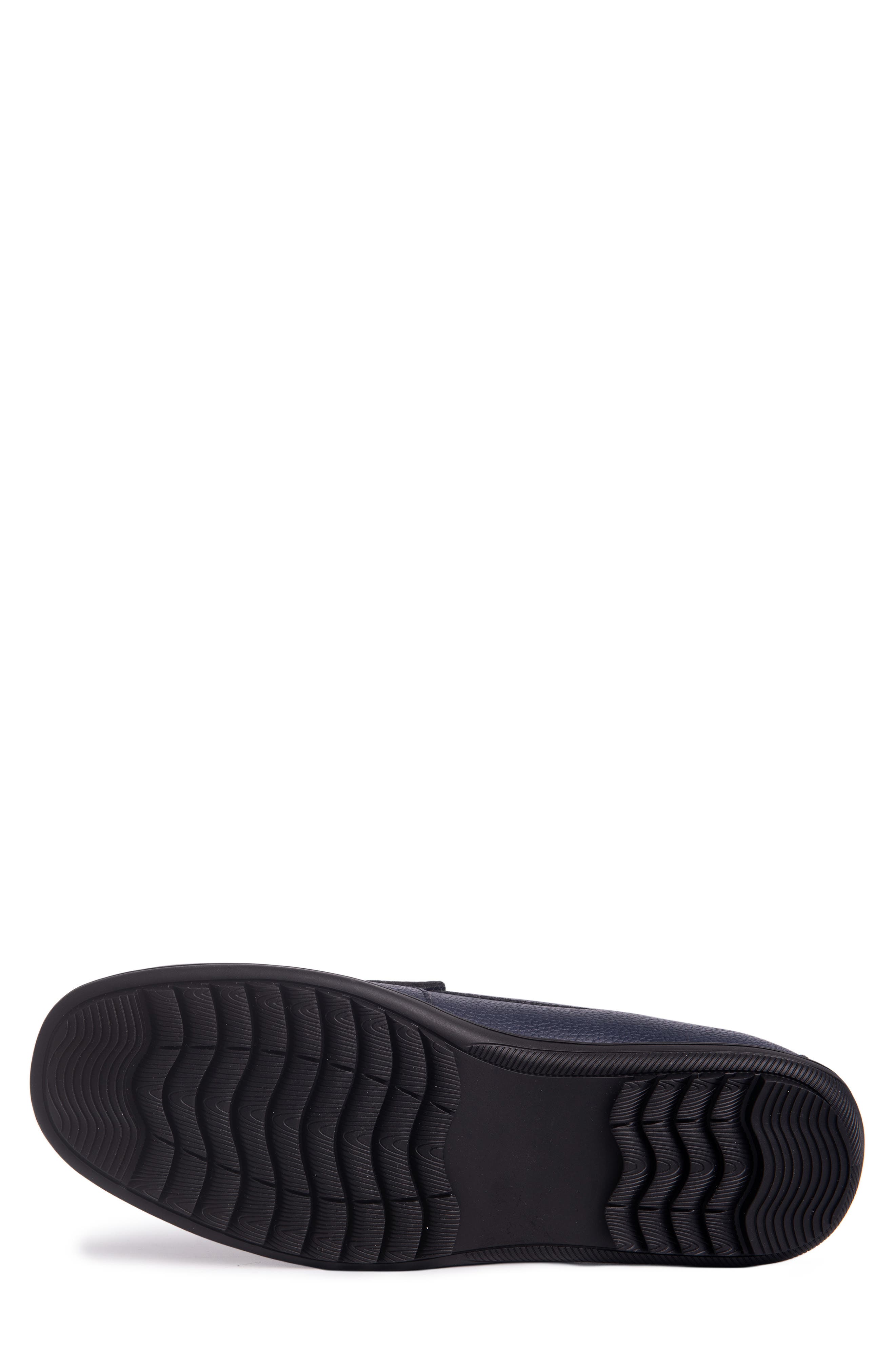 JOHN STREET, Alternate, color, NAVY GRAINY LEATHER