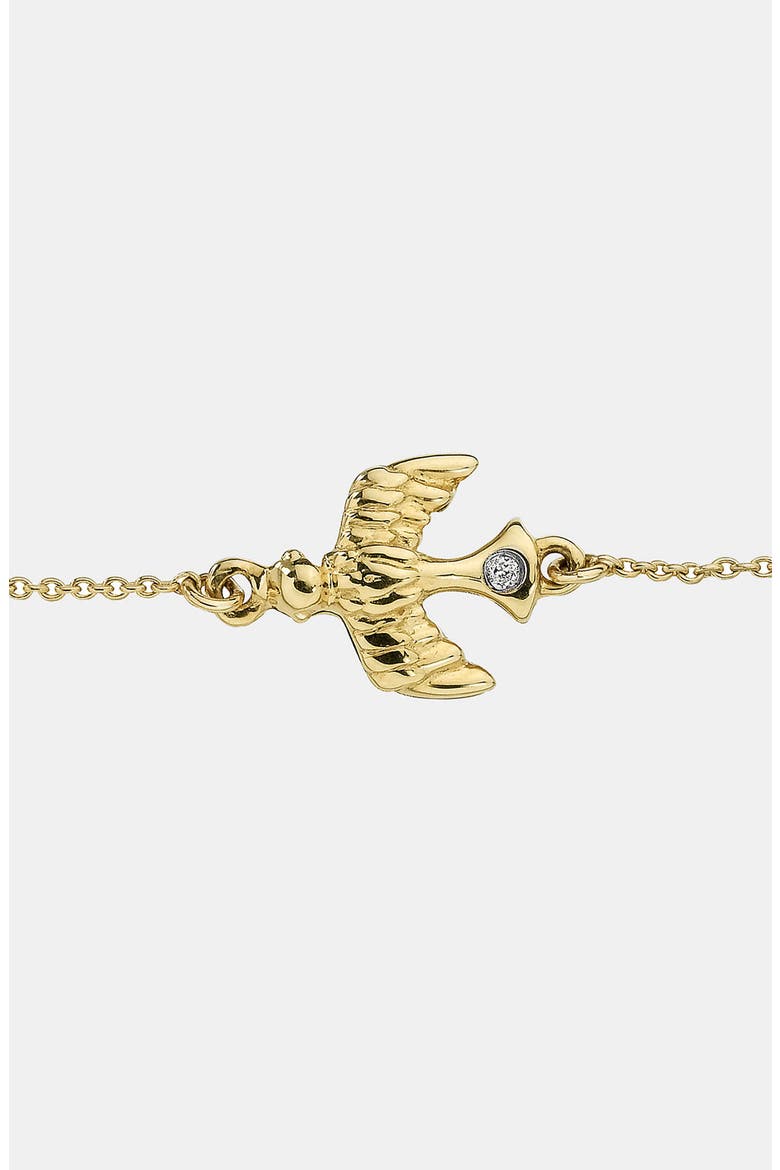 Dove Bracelet, Alternate, color, YELLOW GOLD