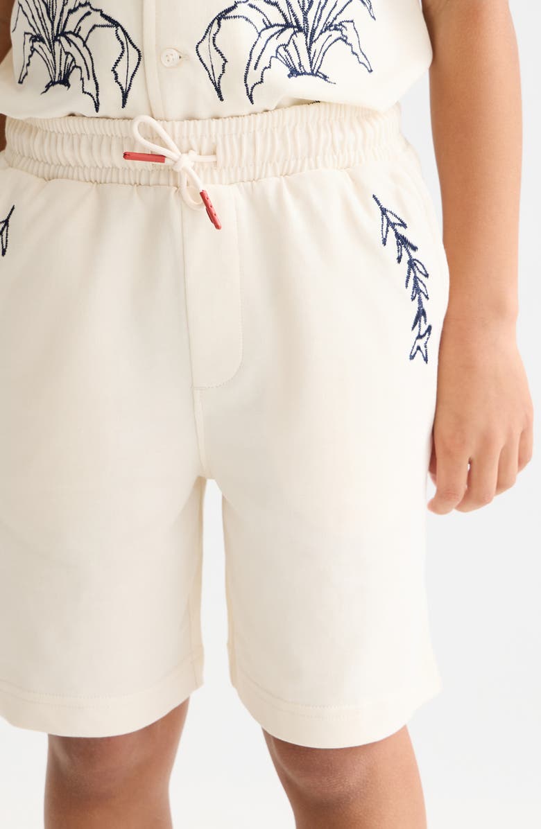 Scotch & Soda Kids' Relaxed Fit Sweat Shorts, Alternate, color, Eggnog