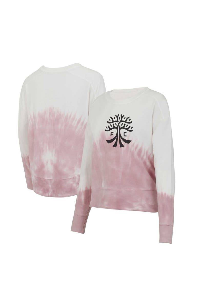 CONCEPTS SPORT Women's Concepts Sport Pink/White Austin FC Orchard Tie-Dye Long Sleeve T-Shirt, Main, color, Pink