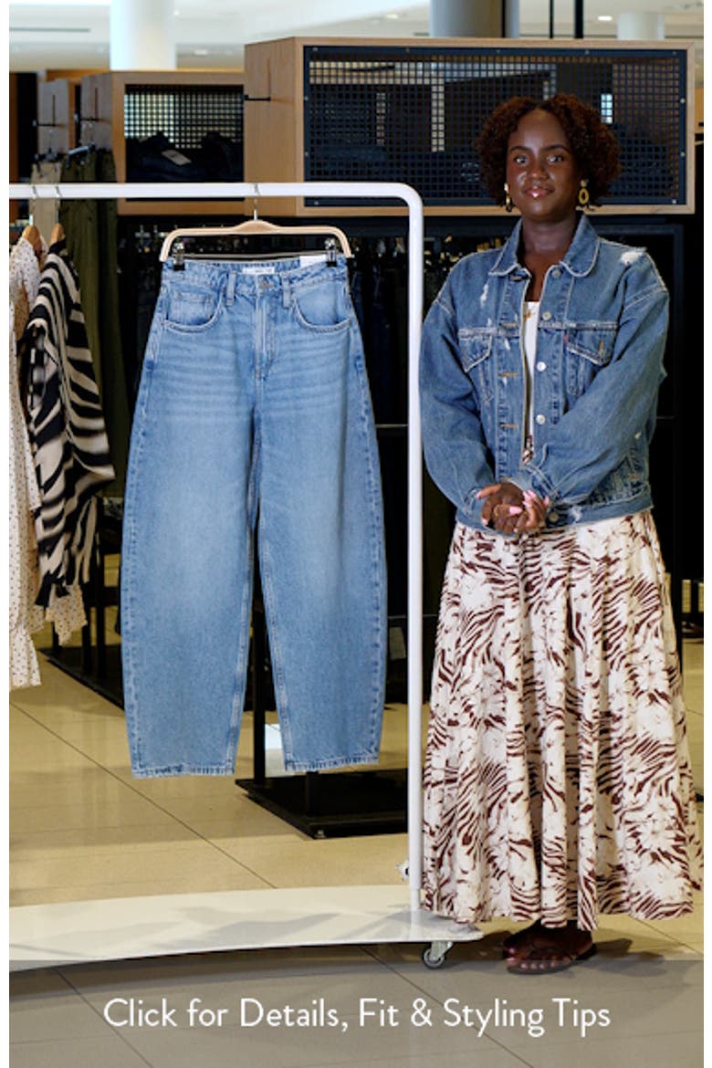 High Waist Barrel Jeans video