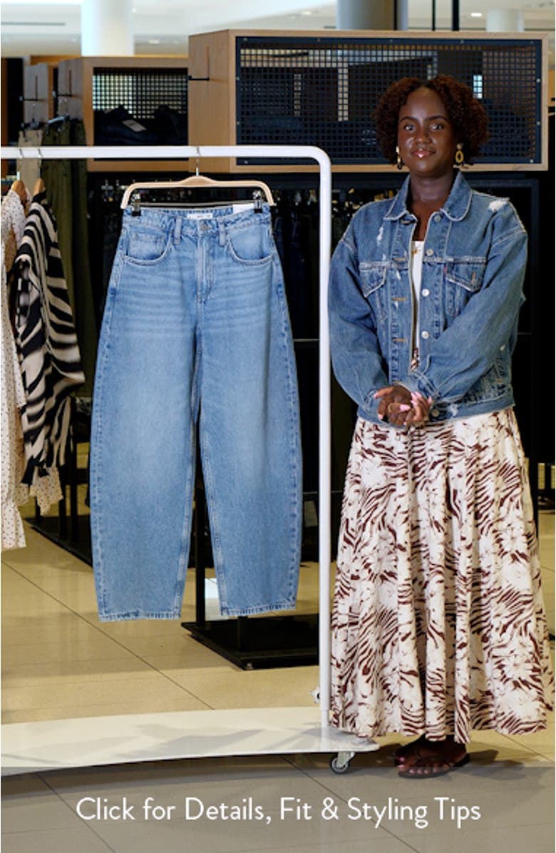 High Waist Barrel Jeans, sales video thumbnail