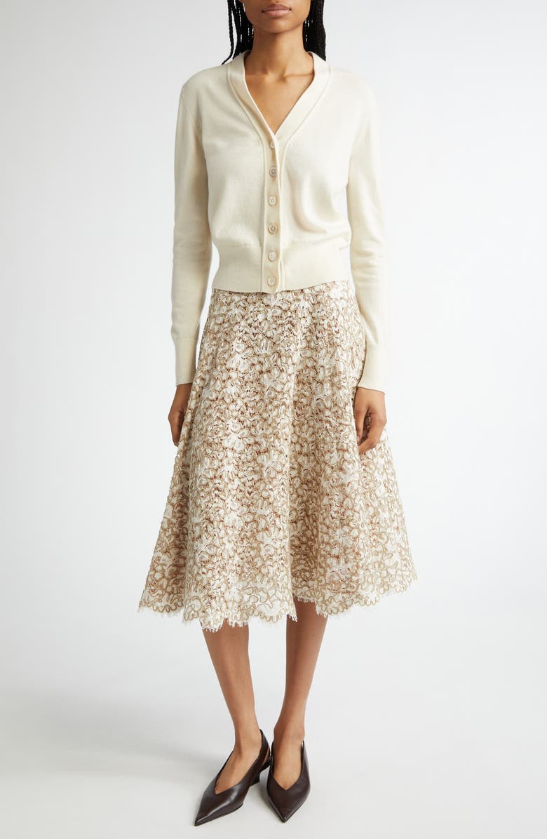 Michael Kors Collection Cashmere Cardigan, Alternate, color,