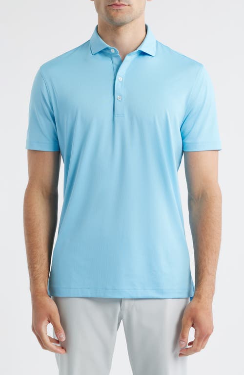 Johnnie-o Birdie Classic Fit Performance Polo In Blue