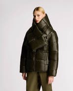 Alpenhaus Winekka 2-in-1 Reversible Puffer with Oversized Removable Scarf