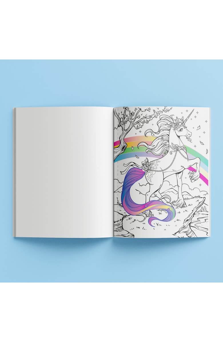 KALEIDOSCOPE Pop Velvet, Magical Unicorns, Creative Coloring, 32 Pages, Alternate, color, Multicolored