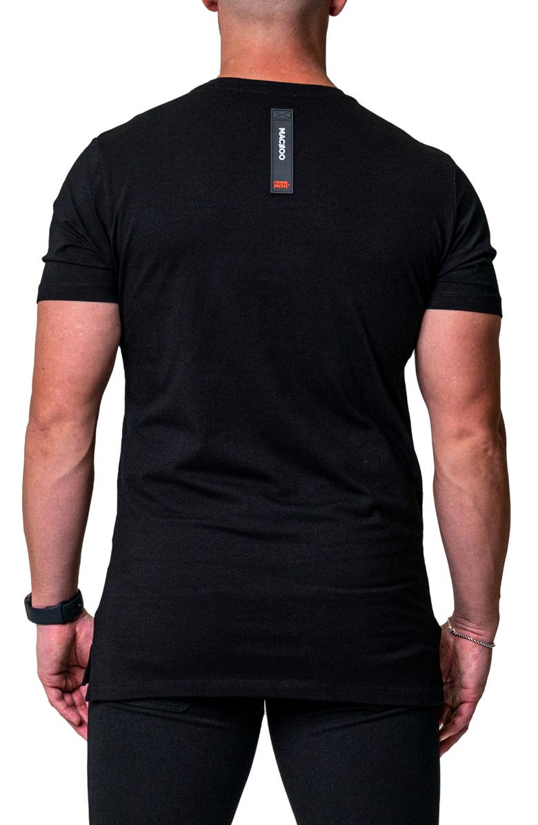 Maceoo Think Stretch Cotton Graphic Tee, Alternate, color, Black