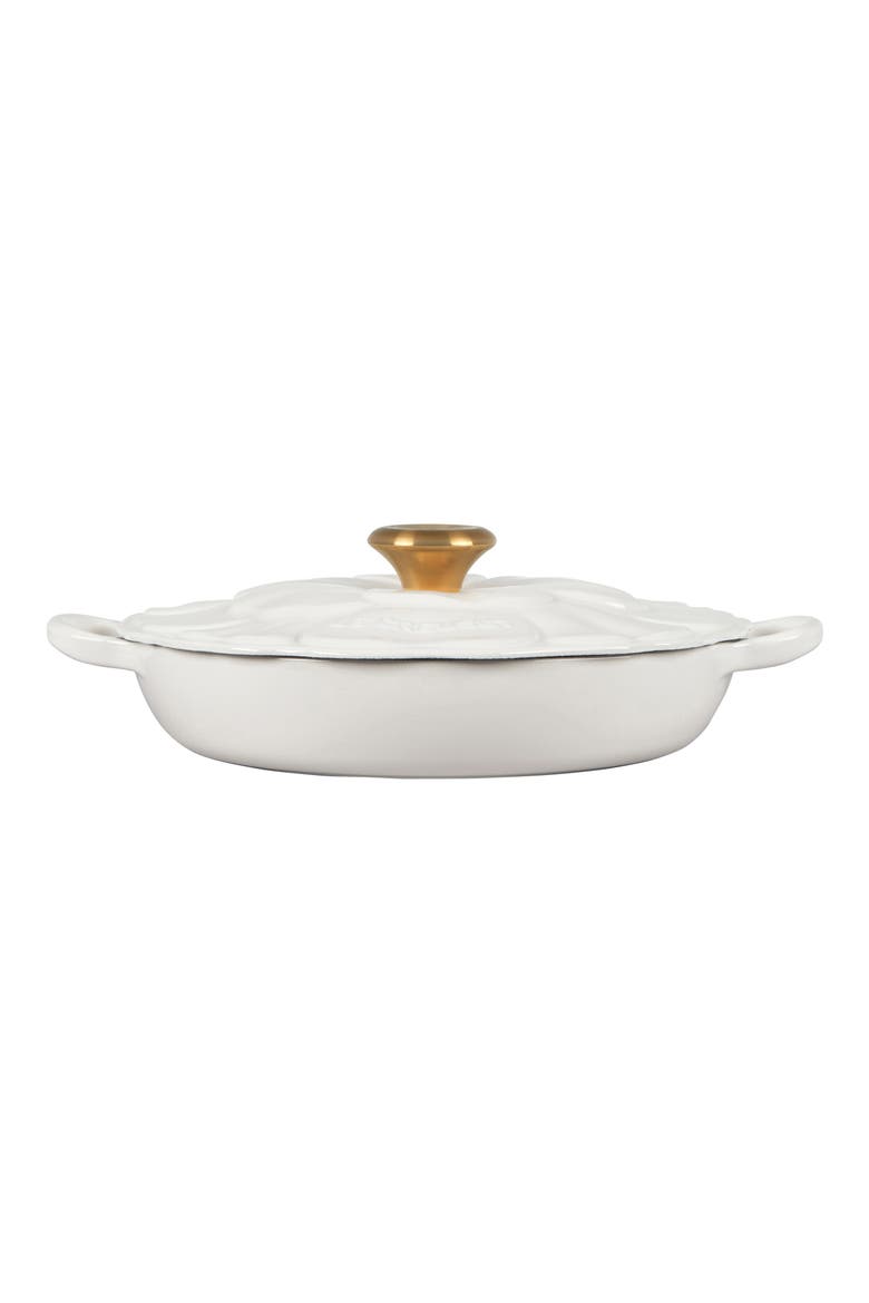Petal Signature Braiser, Alternate, color, WHITE