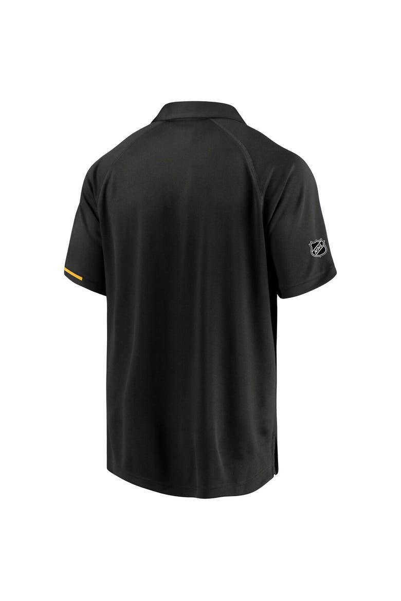 Men's Fanatics Branded Black Pittsburgh Penguins Authentic Pro Rinkside Polo, Alternate, color, Black