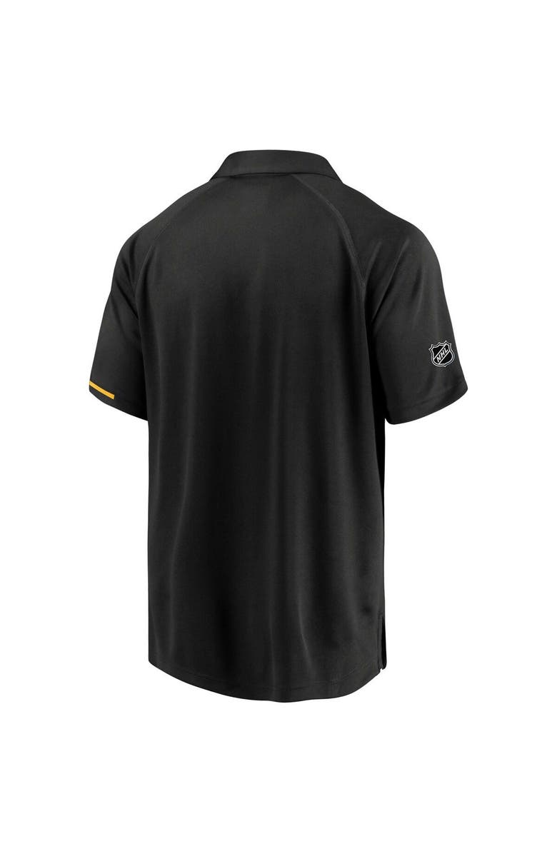 FANATICS Men's Fanatics Branded Black Pittsburgh Penguins Authentic Pro Rinkside Polo, Alternate, color, Black