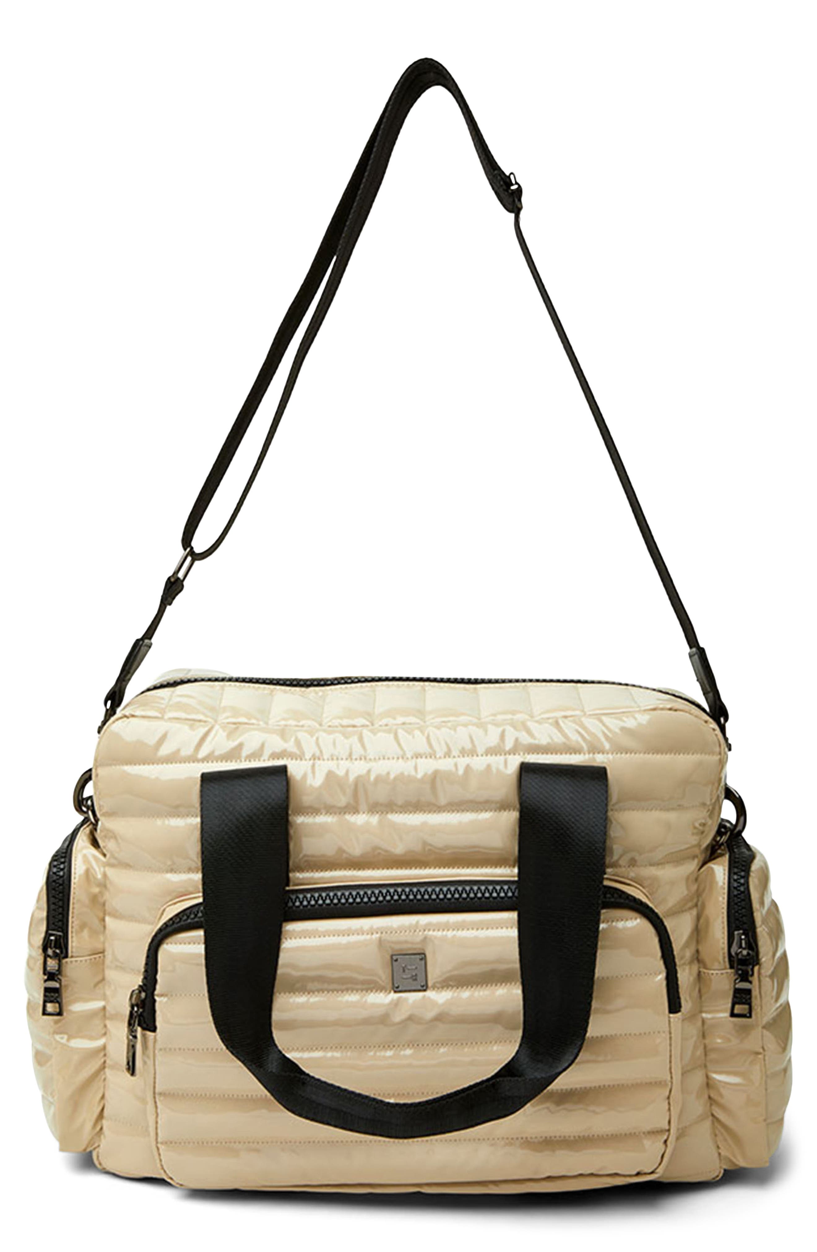 THINK ROYLN Voyager Travel Bag, Alternate, color, Blonde Patent