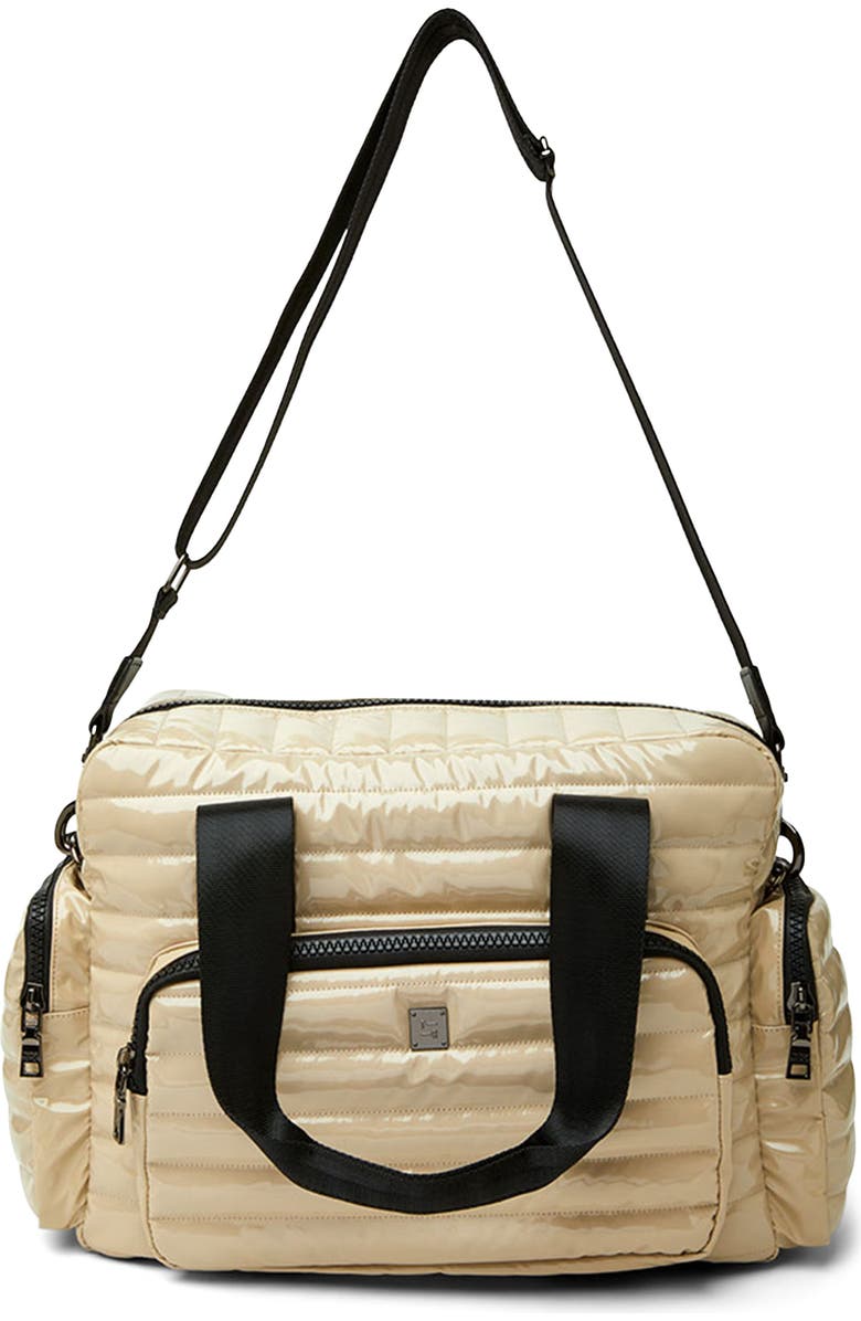 THINK ROYLN Voyager Travel Bag, Alternate, color, Blonde Patent