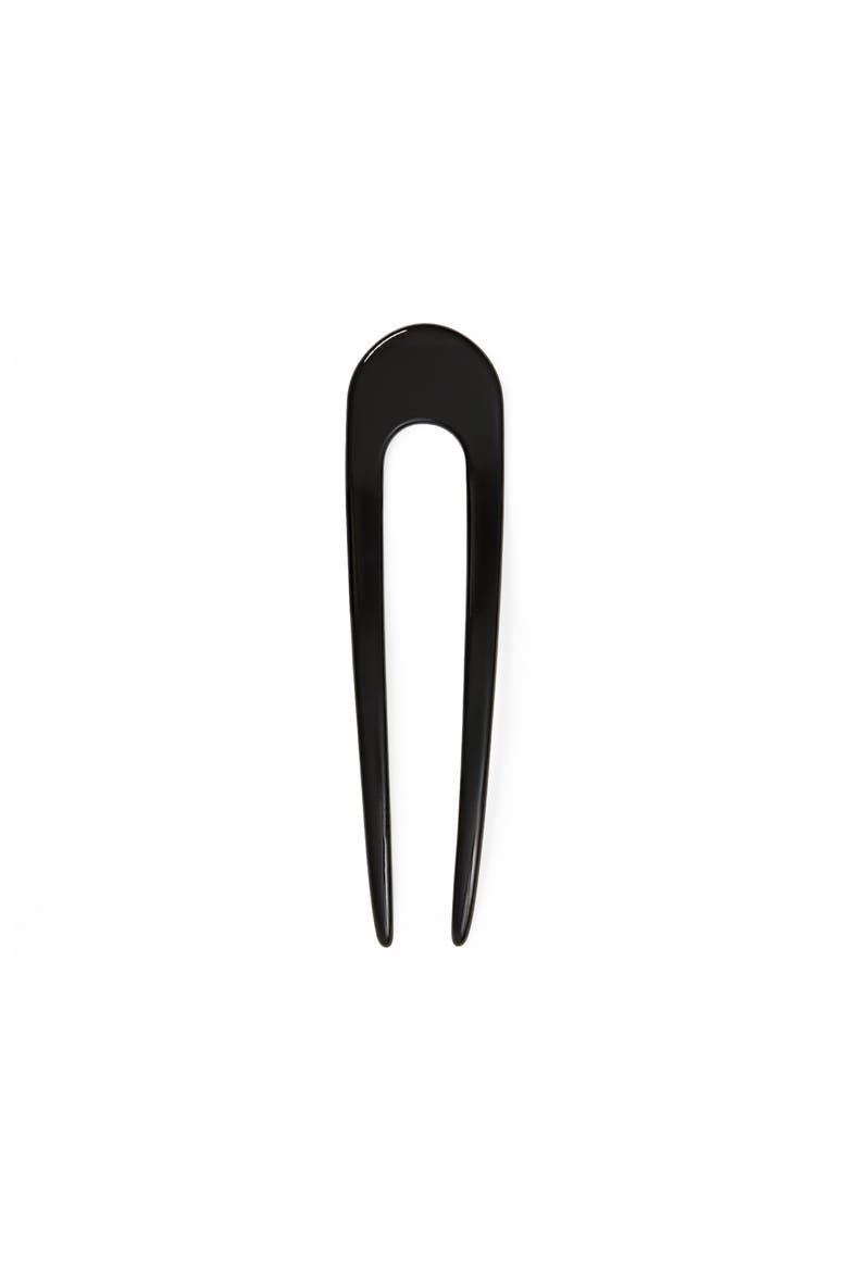 French Hair Pin, Main, color, Black