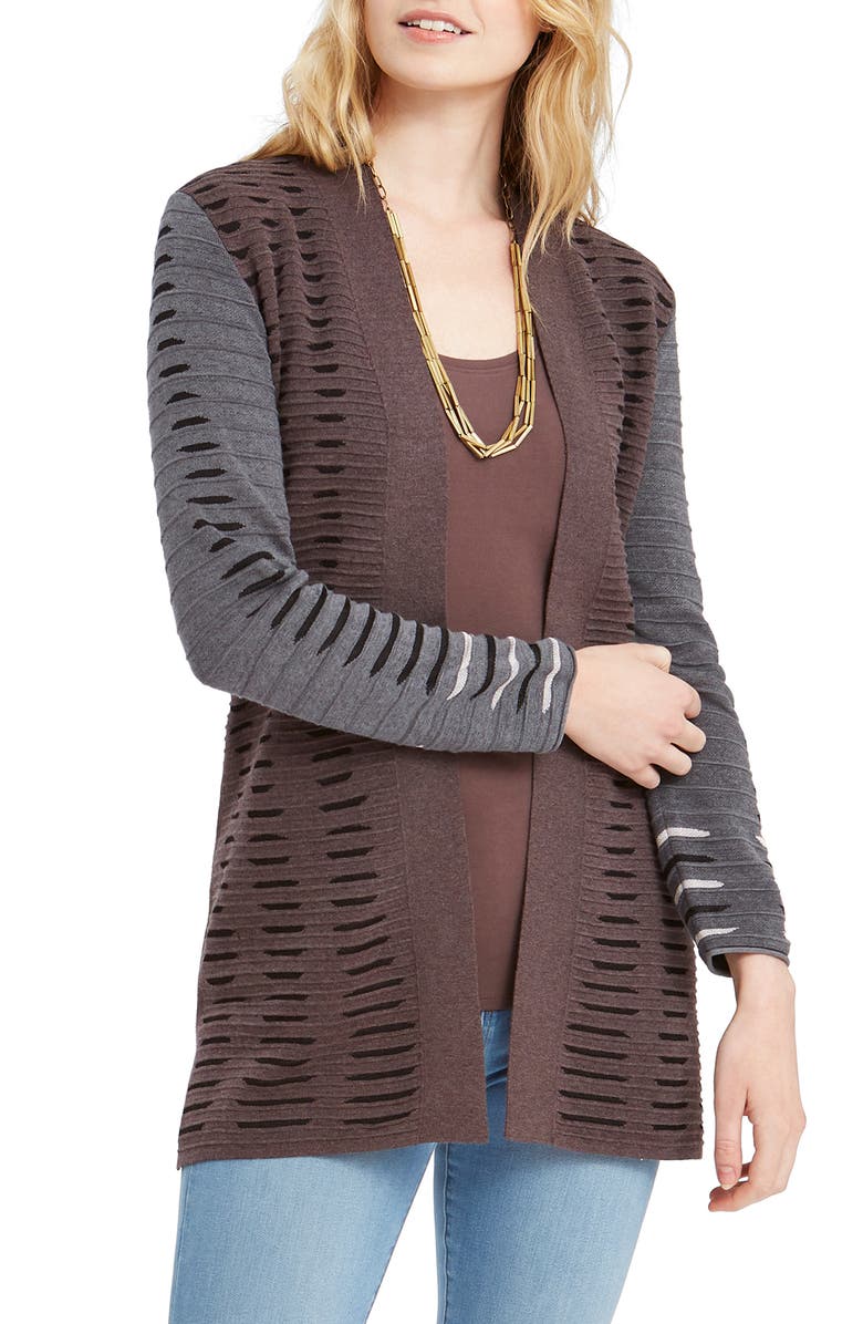 NIC+ZOE Crave Open Front Cardigan, Main, color,