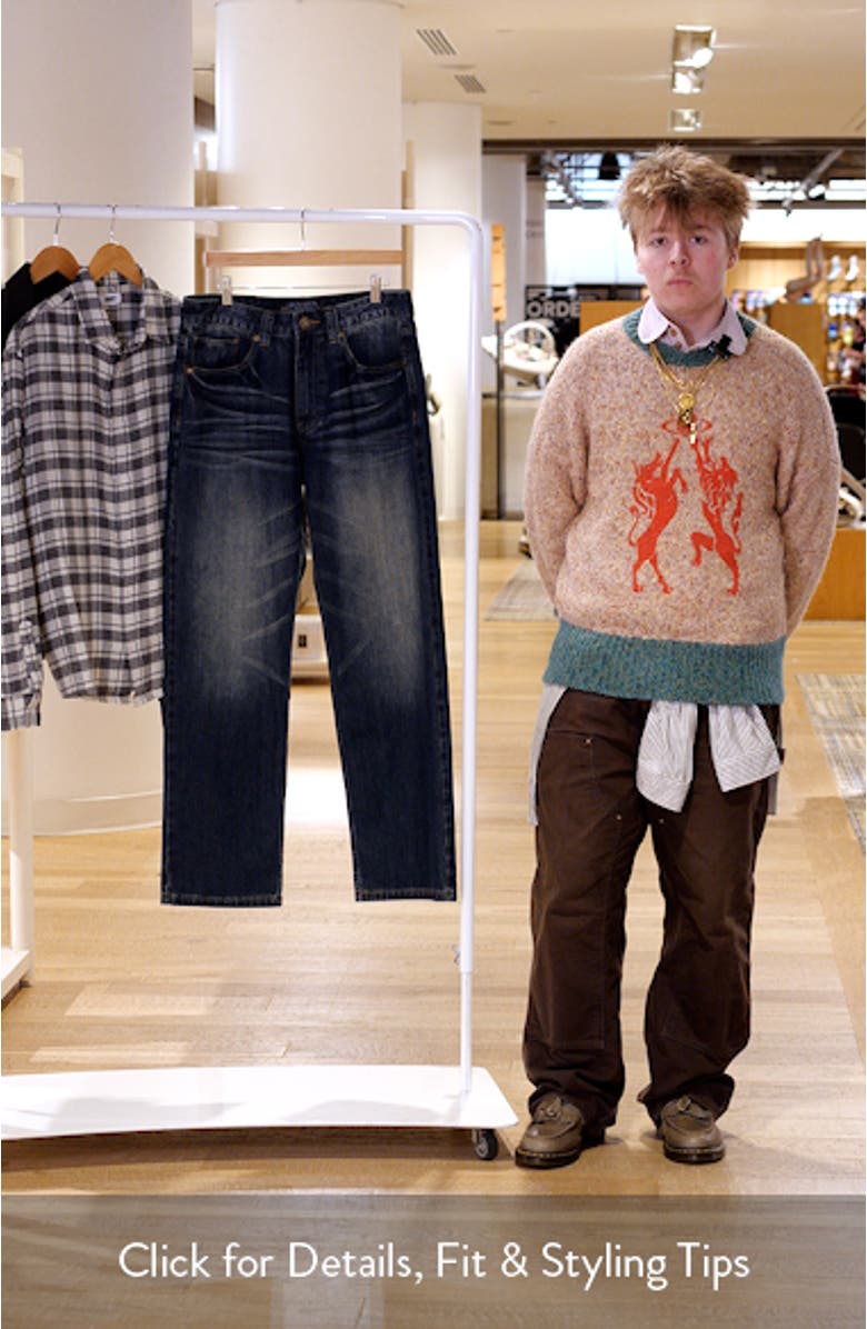 Relaxed Straight Leg Jeans, sales video thumbnail