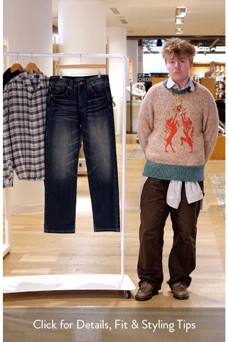 Relaxed Straight Leg Jeans video