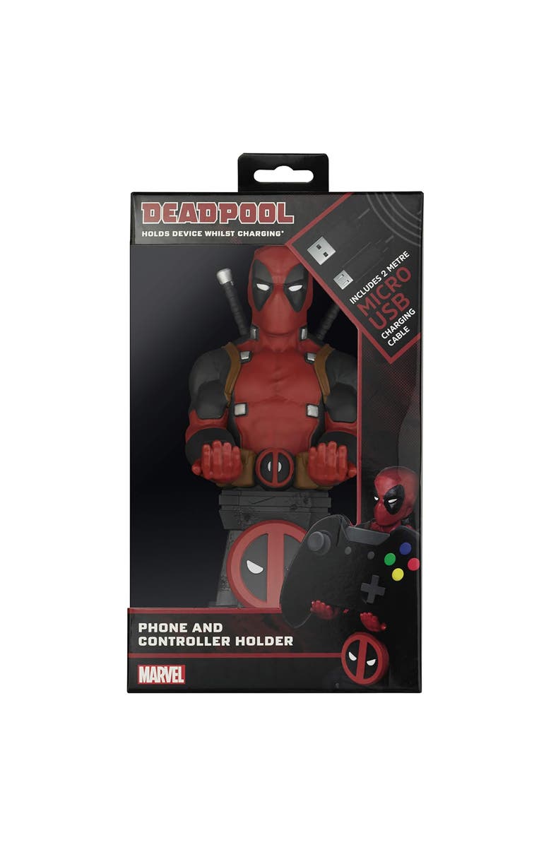 Exquisite Gaming Marvel Deadpool Plinth Phone and Gaming Controller Holder, Alternate, color, Multicolored