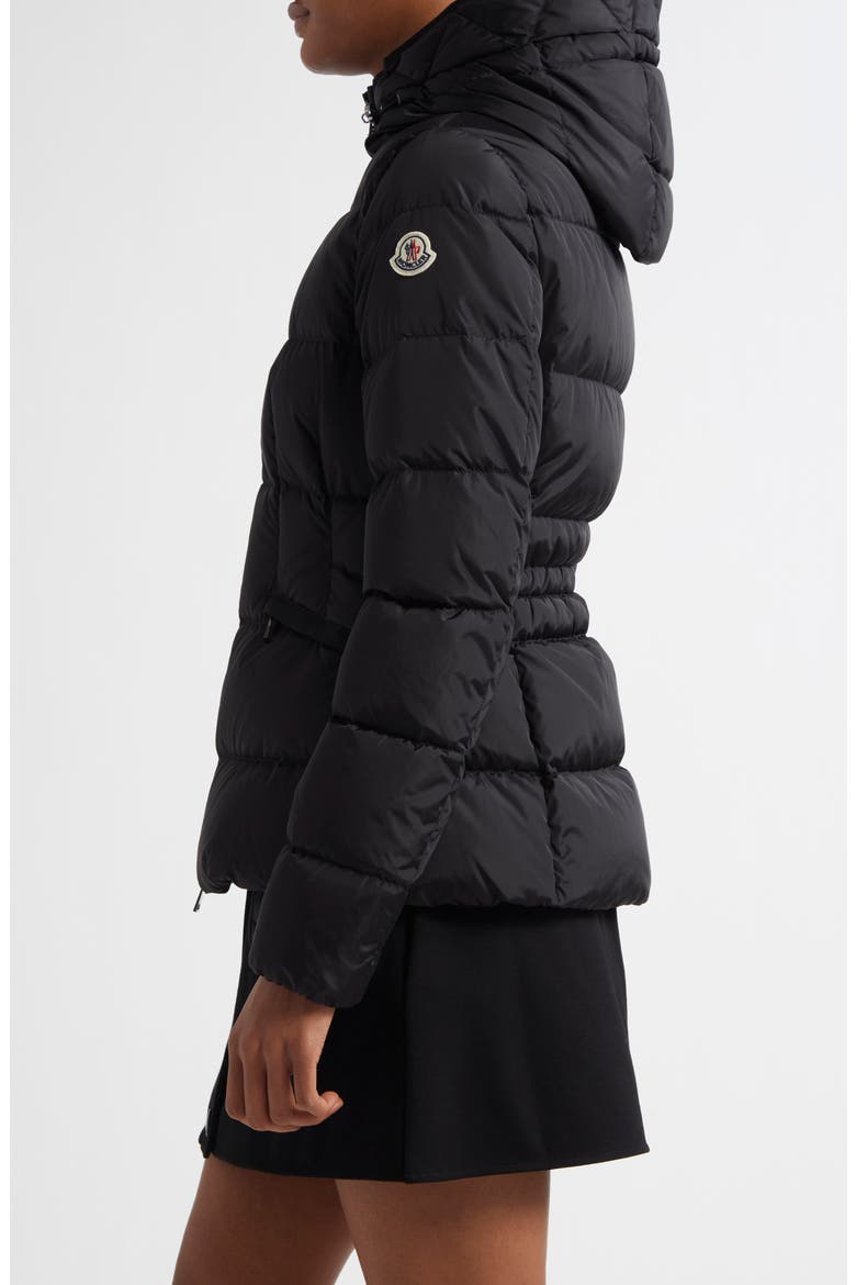 Avoce Hooded Down Jacket, Alternate, color, BLACK/BLACK