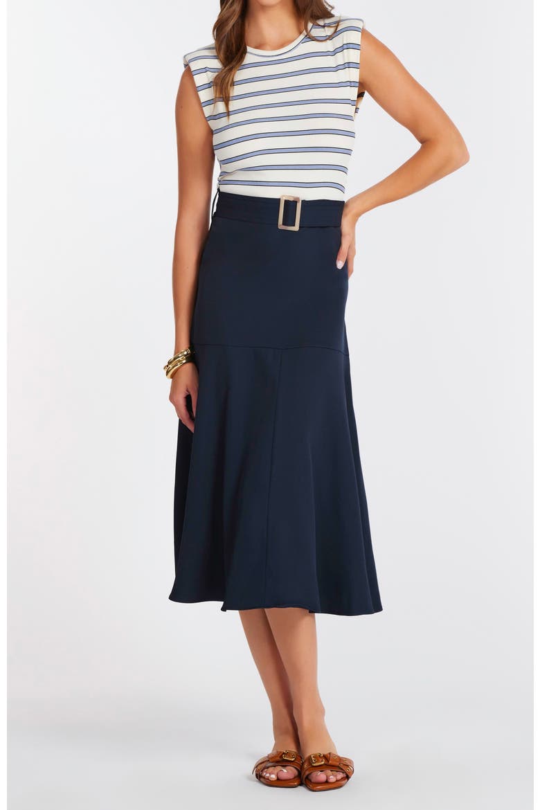 Kristopher Twofer Dress, Main, color, Indigo